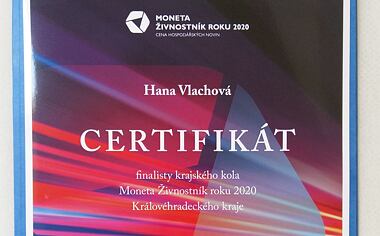 Moneta Živnostník roku 2020