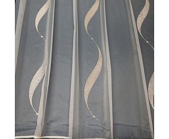 Organza s vlnkami