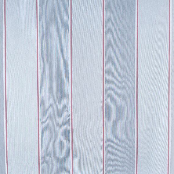 Voál bílý s bordo proužkem