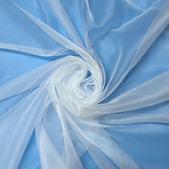 Voál 14, bílá organza