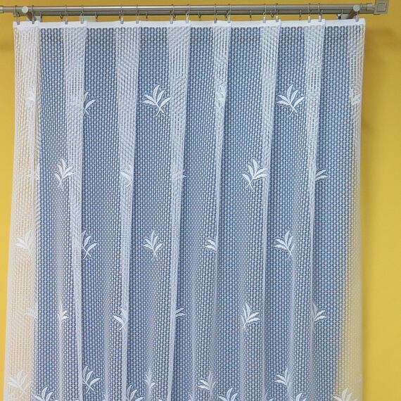 Žakár hrubý s listy