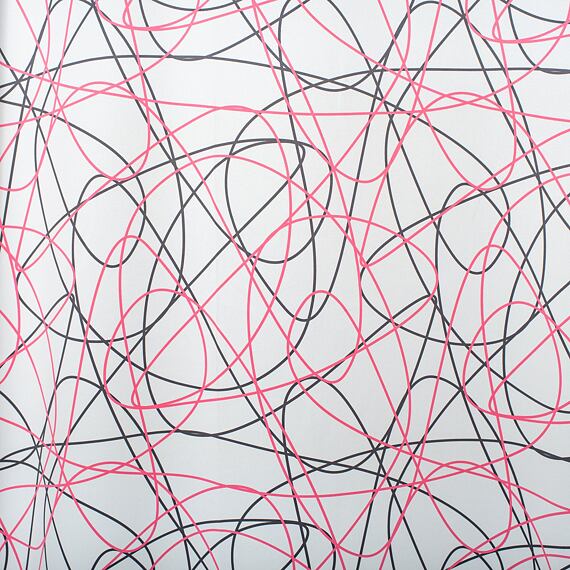 Black-out závěs šedo rožový