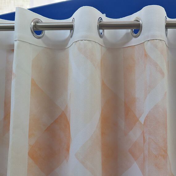 Závěs - oranžové vlny 2ks v balení