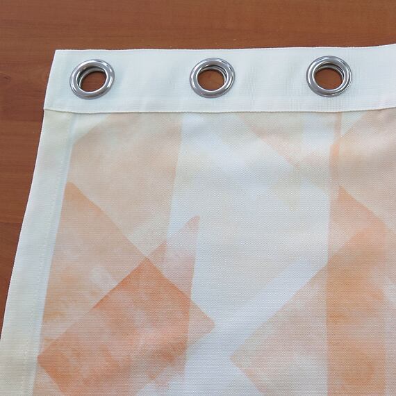 Závěs - oranžové vlny 2ks v balení