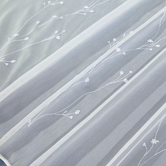 Voál vyšívané větvičky L.