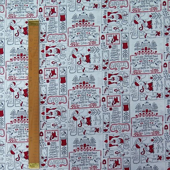 Vánoční patchwork santa