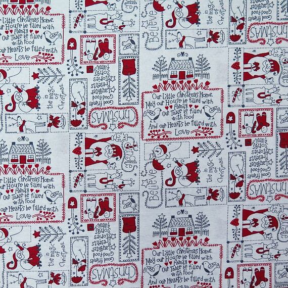 Vánoční patchwork santa