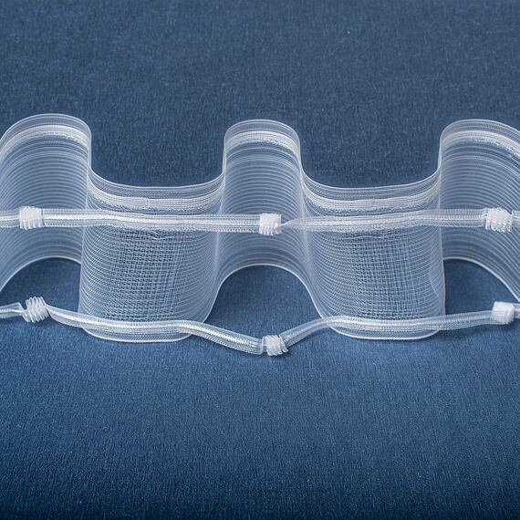 Řasící stuha jako vlna 1:2 6999