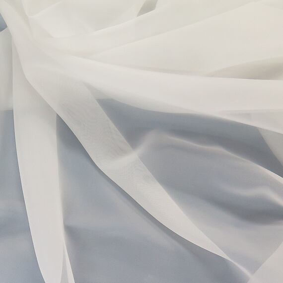 Voál hladký smetanový