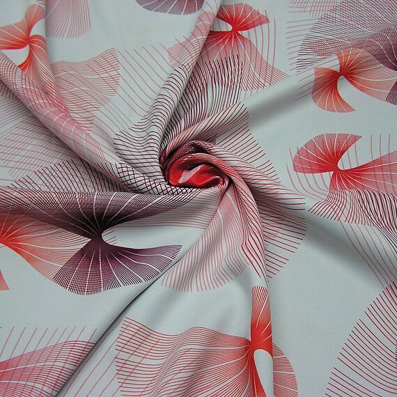 Červeno-fialová abstrakce