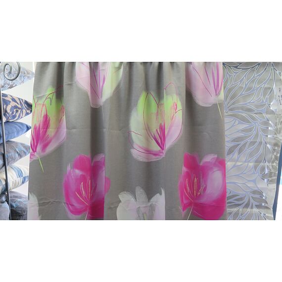 Závěs Black-out květy