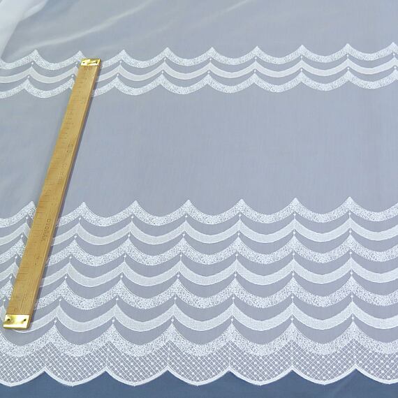 Voál vyšívaná bordura L.