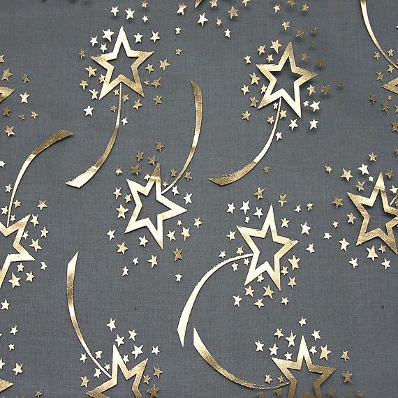 Vánoční organza - oboustranná - zelená