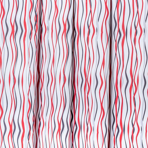 Black-out červeno-černé vlnky