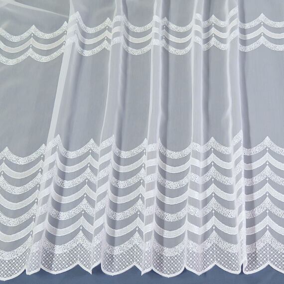 Voál vyšívaná bordura L.