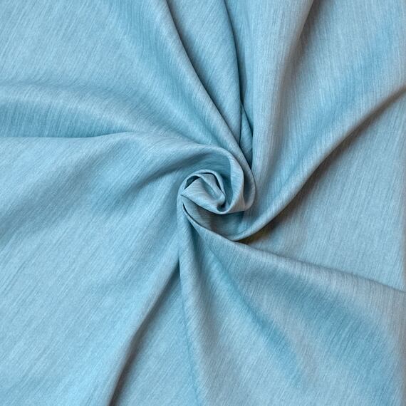 jednobarevný melírek tyrkysový