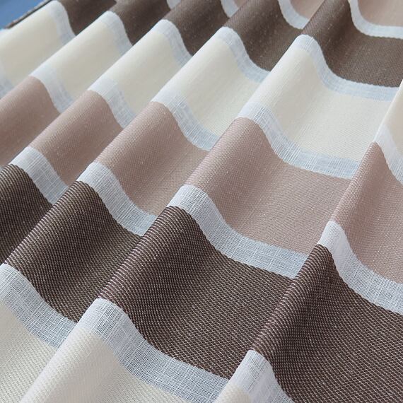 S629 hnědé pruhy tkané