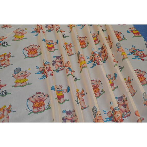 Voál žlutý s medvídky