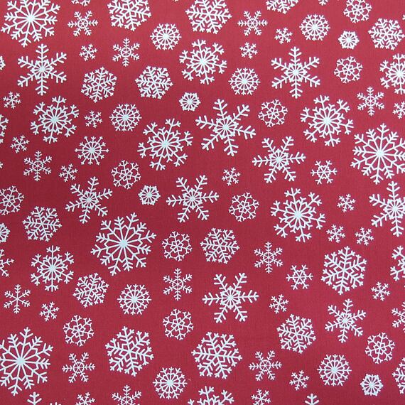 Vločky na červené