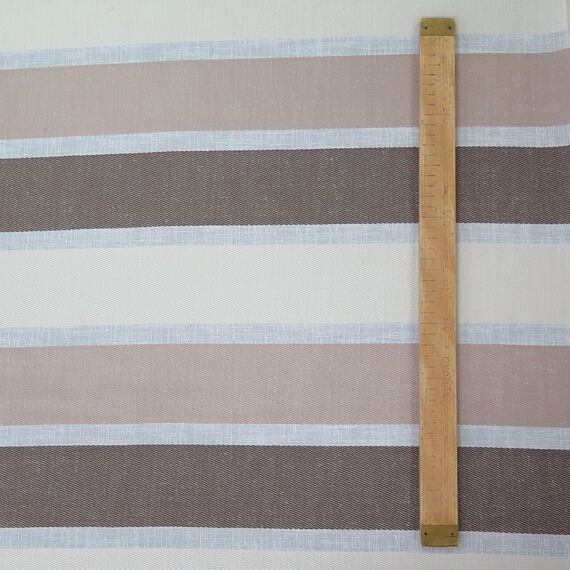 S629 hnědé pruhy tkané